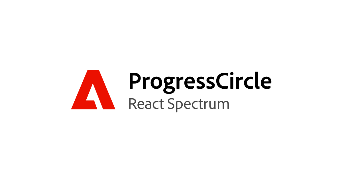 ProgressCircle | React Spectrum